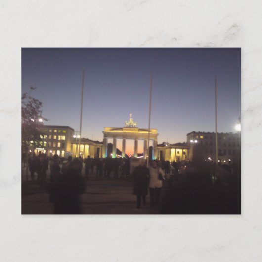 Brandenburger Tor/Brandenburger Tor Postkarte (Vorderseite)