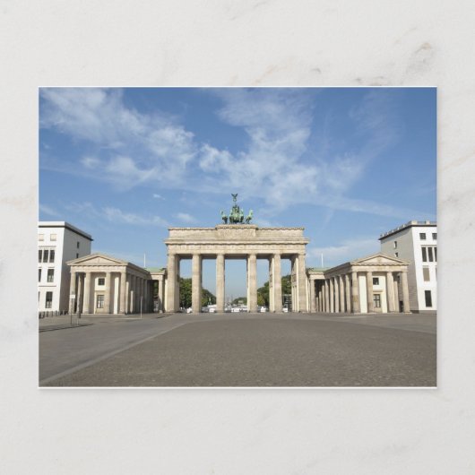 Brandenburger Tor (Brandenburger Tor) Postkarte (Vorderseite)