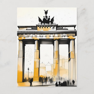 Brandenburger Tor Deutschland Postkarte