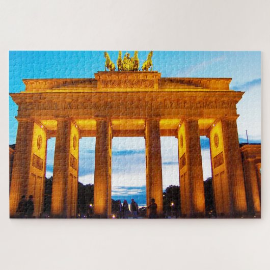 Brandenburger Tor Deutschland. Puzzle (Horizontal)