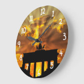 Brandenburger Tor Große Wanduhr (Winkel)