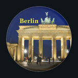 Brandenburger Tor in Berlin, Deutschland Magnet<br><div class="desc">Nachtblick auf das Brandenburger Tor in Berlin,  Deutschland</div>