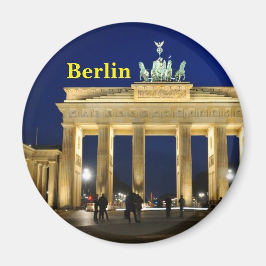Brandenburger Tor in Berlin, Deutschland Magnet (Vorne)