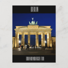 Brandenburger Tor in Berlin, Deutschland Postkarte