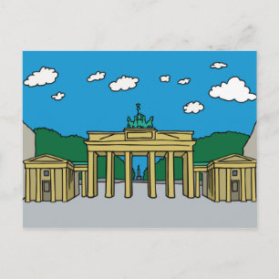Brandenburger Tor in Berlin Postkarte