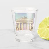 Brandenburger Tor-Kunstversion Schnapsglas (Rückseite)