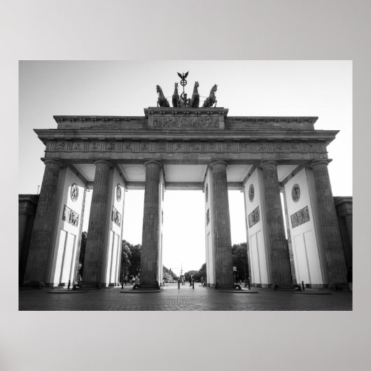 Brandenburger Tor Poster (Vorne)