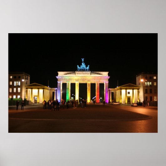 Brandenburger Tor Poster (Vorne)