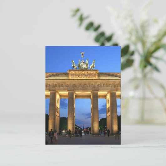 Brandenburger Tor Postkarte (Stehend Vorderseite)