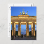 Brandenburger Tor Postkarte (Vorne/Hinten)