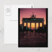 Brandenburger Tor Postkarte (Vorne/Hinten)