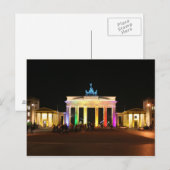 Brandenburger Tor Postkarte (Vorne/Hinten)