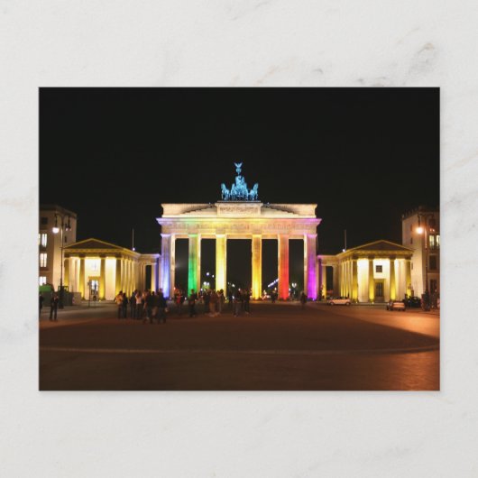 Brandenburger Tor Postkarte (Vorderseite)