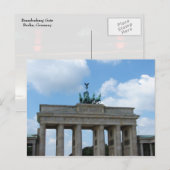 Brandenburger Tor Postkarte (Vorne/Hinten)
