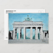 Brandenburger Tor Postkarte (Vorne/Hinten)