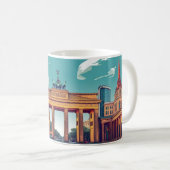 Brandenburger-Tor-Tasse Kaffeetasse (VorderseiteRechts)