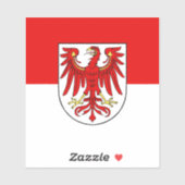 Brandenburger Vinyl-Aufkleber Aufkleber (Blatt)