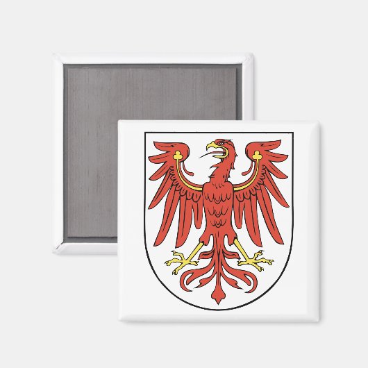 Brandenburger Wappen Magnet (Vorderseite/Rückseite)