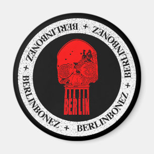 BrandenBurgSkull Fridge Magnet