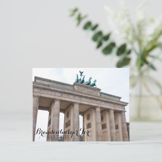 Brandernburger Tor Postkarte (Stehend Vorderseite)