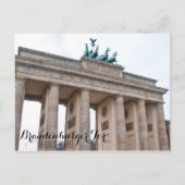 Brandernburger Tor Postkarte (Vorderseite)