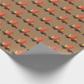 Brandfeuer Geschenkpapier (Ecke)