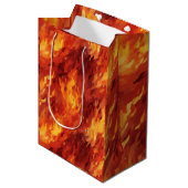 Brandflammbeutel Mittlere Geschenktüte (Vorderseite Schrägansicht)