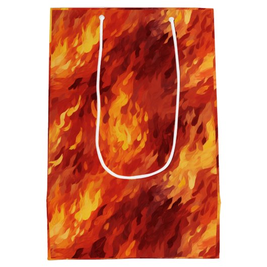 Brandflammbeutel Mittlere Geschenktüte (Rückseite)