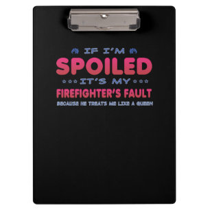 Brandgeschenk Das ist der Fault Fun meines Feuer Klemmbrett