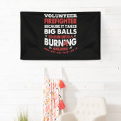 Brandgeschenk | Feuerwehrmann Banner (Insitu)
