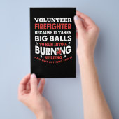 Brandgeschenk | Feuerwehrmann Flyer (Handgriff)