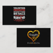 Brandgeschenk | Feuerwehrmann Terminkarte (Vorne/Hinten)