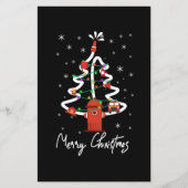 Brandgeschenk | Frohe Weihnachts-Feuerwehr Flyer (Vorne)