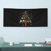 Brandgeschenk | Frohe Weihnachts-Feuerwehrspass Banner (Messe)