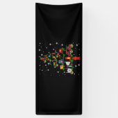 Brandgeschenk | Frohe Weihnachts-Feuerwehrspass Banner (Vertikal)