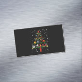 Brandgeschenk | Frohe Weihnachts-Feuerwehrspass Magnetische Visitenkarte (Beispiel)