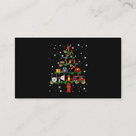 Brandgeschenk | Frohe Weihnachts-Feuerwehrspass Treuekarte (Vorderseite)