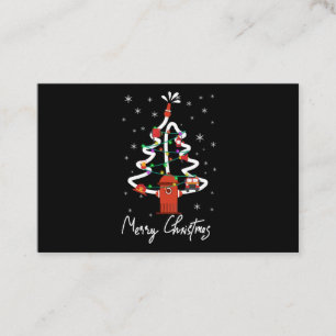Brandgeschenk  Frohe Weihnachtsfeuerwehr Visitenkarte