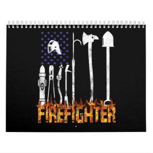 Brandgeschenk Geschenk für Feuerwehrliebhaber Kalender