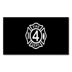 Brandgeschenk Geschenke für Feuerwehrleute Magnetische Visitenkarte