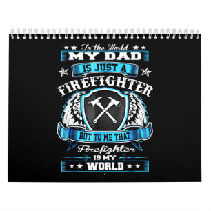 Brandgeschenk Mein Vater ist nur ein Feuerwehrma Kalender