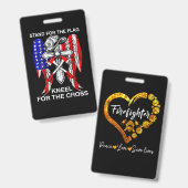 Brandgeschenk| Stand für den Feuerwehrmann Ausweis (Vorder- & Rückseite)