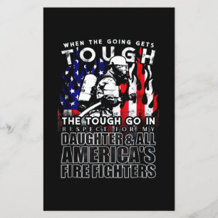 Brandgeschenk Tochter Amerikanischer Feuerwehrma Flyer