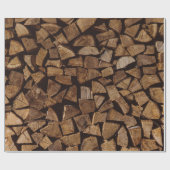 Brandholzpalette Geschenkpapier (Flach)