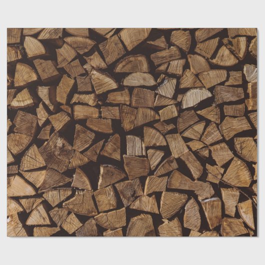 Brandholzpalette Geschenkpapier (Flach)