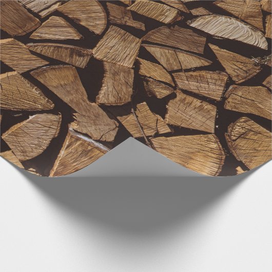 Brandholzpalette Geschenkpapier (Ecke)