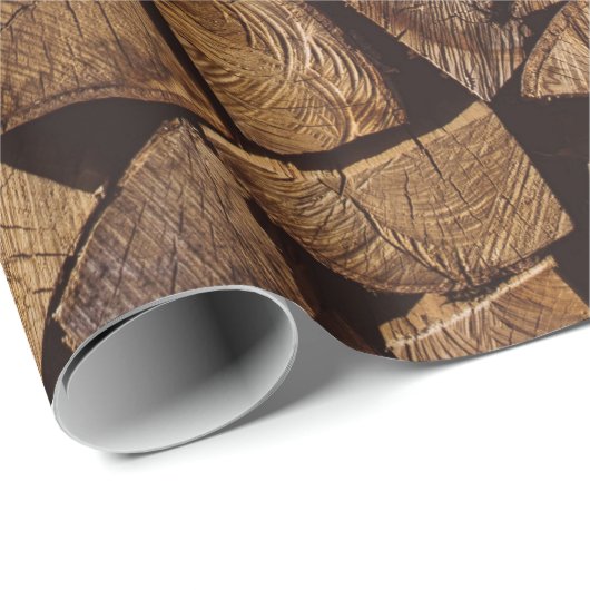 Brandholzpalette Geschenkpapier (Rolleneckpunkt)