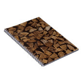 Brandholzpalette Notizblock (Rechte Seite)