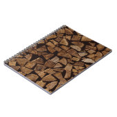 Brandholzpalette Notizblock (Linke Seite)