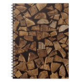 Brandholzpalette Notizblock (Vorderseite)